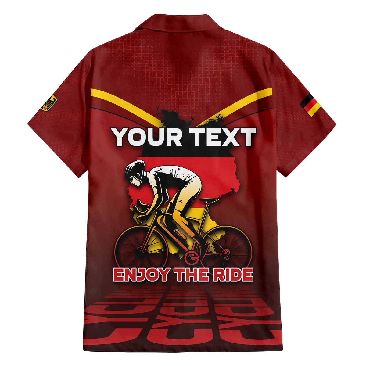 Personalized Germany Cycling Family Matching Off The Shoulder Long Sleeve Dress and Hawaiian Shirt Ride For Life - Wonder Print Shop