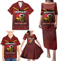 Personalized Germany Cycling Family Matching Puletasi and Hawaiian Shirt Ride For Life - Wonder Print Shop