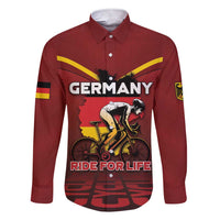 Personalized Germany Cycling Family Matching Short Sleeve Bodycon Dress and Hawaiian Shirt Ride For Life - Wonder Print Shop