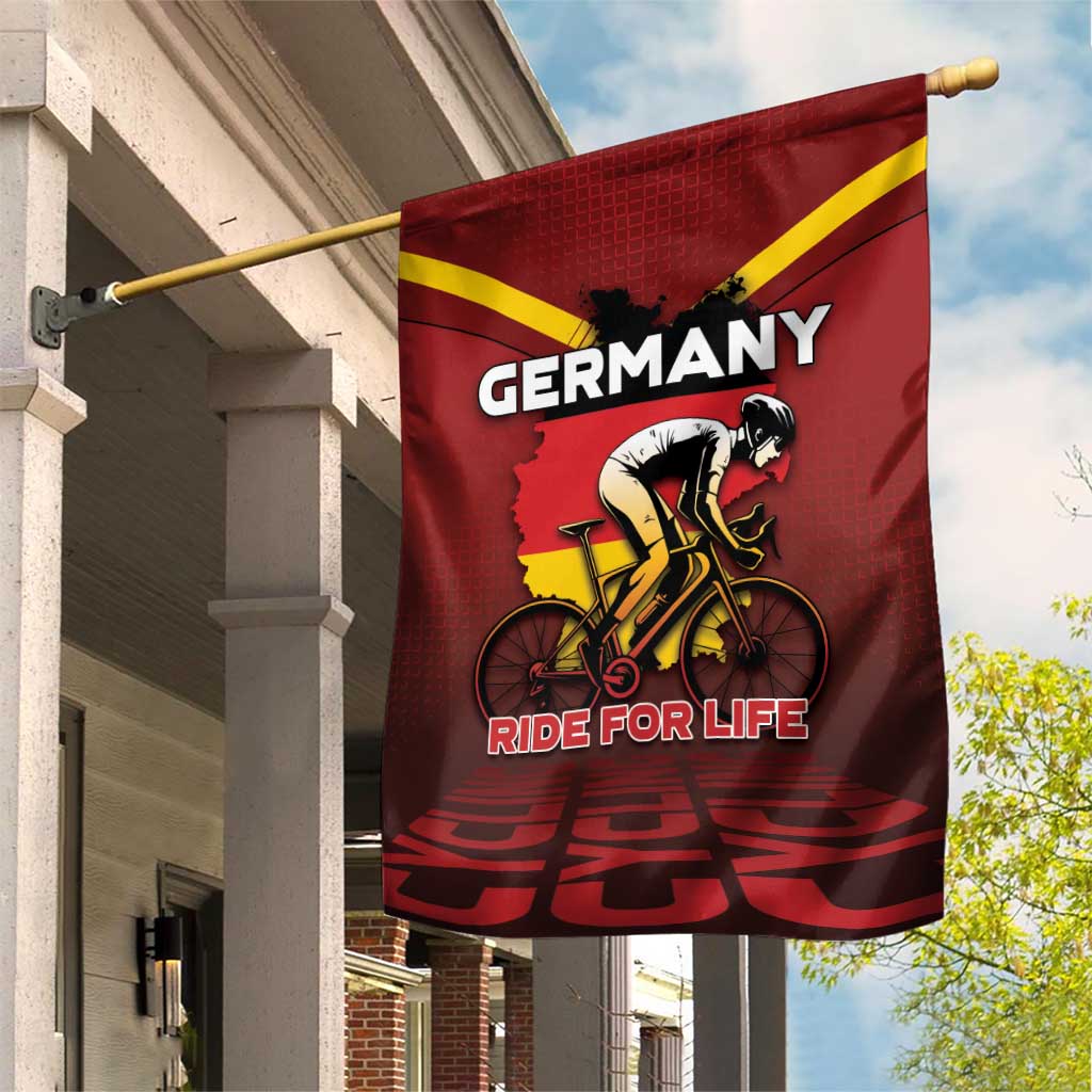 Germany Cycling Garden Flag Ride For Life - Wonder Print Shop