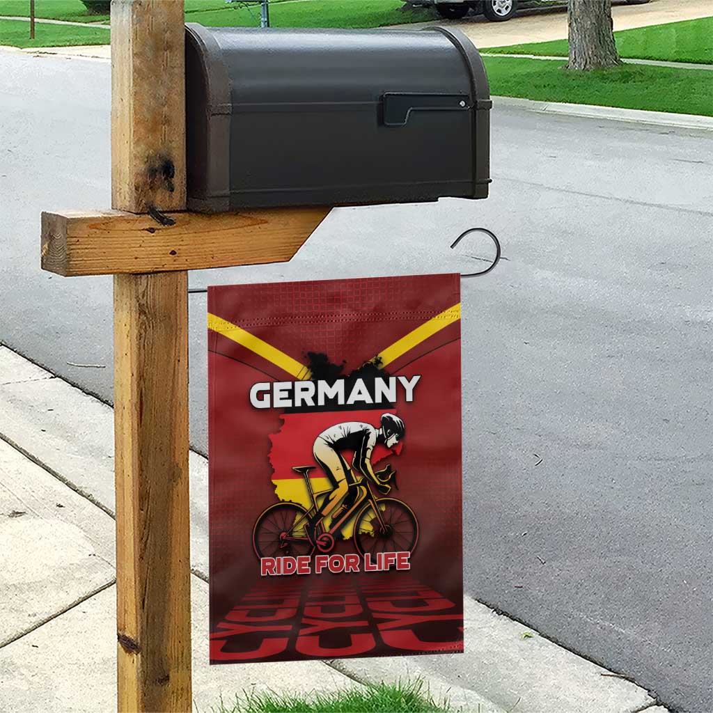 Germany Cycling Garden Flag Ride For Life - Wonder Print Shop