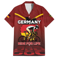 Personalized Germany Cycling Hawaiian Shirt Ride For Life - Wonder Print Shop