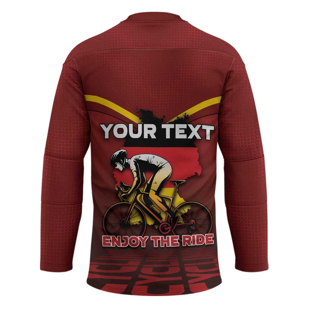 Personalized Germany Cycling Hockey Jersey Ride For Life - Wonder Print Shop
