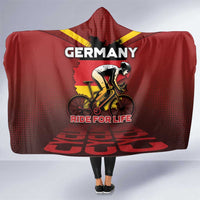 Germany Cycling Hooded Blanket Ride For Life - Wonder Print Shop