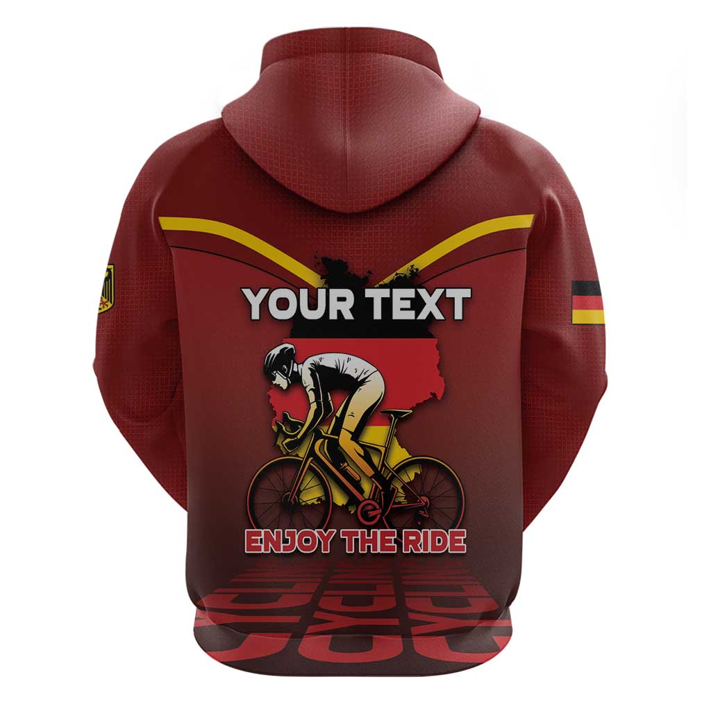 Personalized Germany Cycling Hoodie Ride For Life - Wonder Print Shop