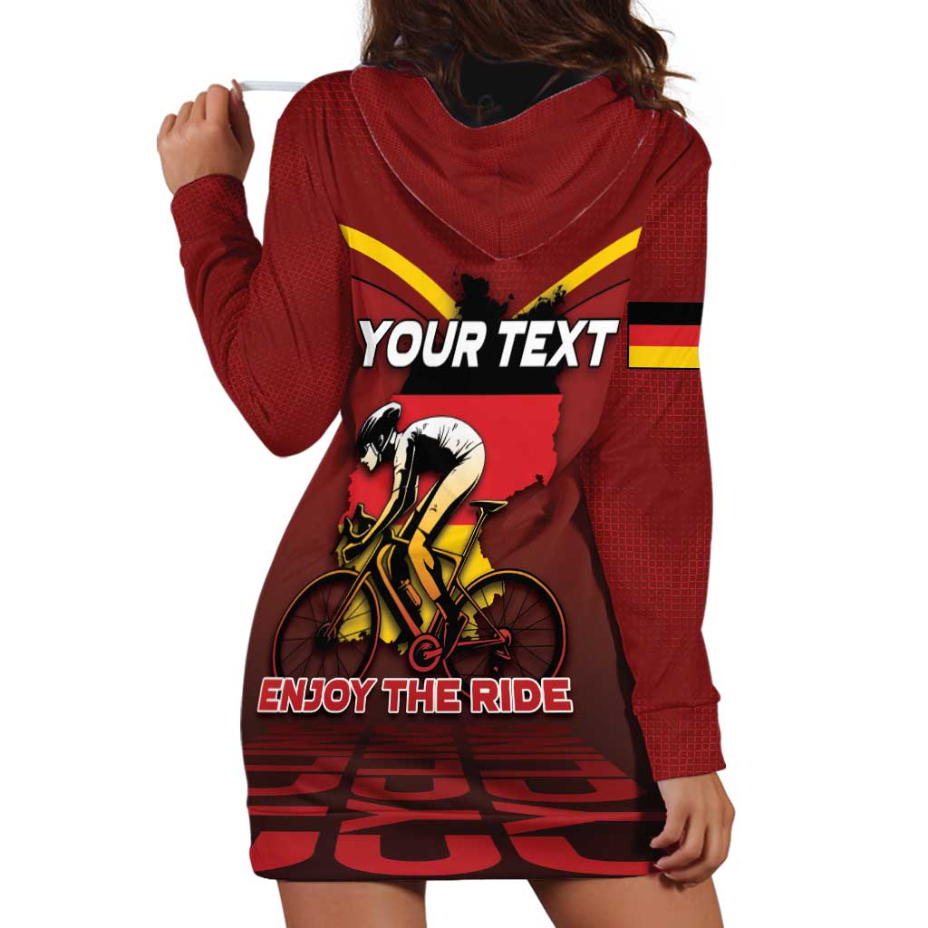 Personalized Germany Cycling Hoodie Dress Ride For Life - Wonder Print Shop