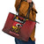Germany Cycling Leather Tote Bag Ride For Life - Wonder Print Shop