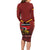 Personalized Germany Cycling Long Sleeve Bodycon Dress Ride For Life - Wonder Print Shop