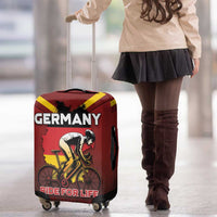 Germany Cycling Luggage Cover Ride For Life - Wonder Print Shop
