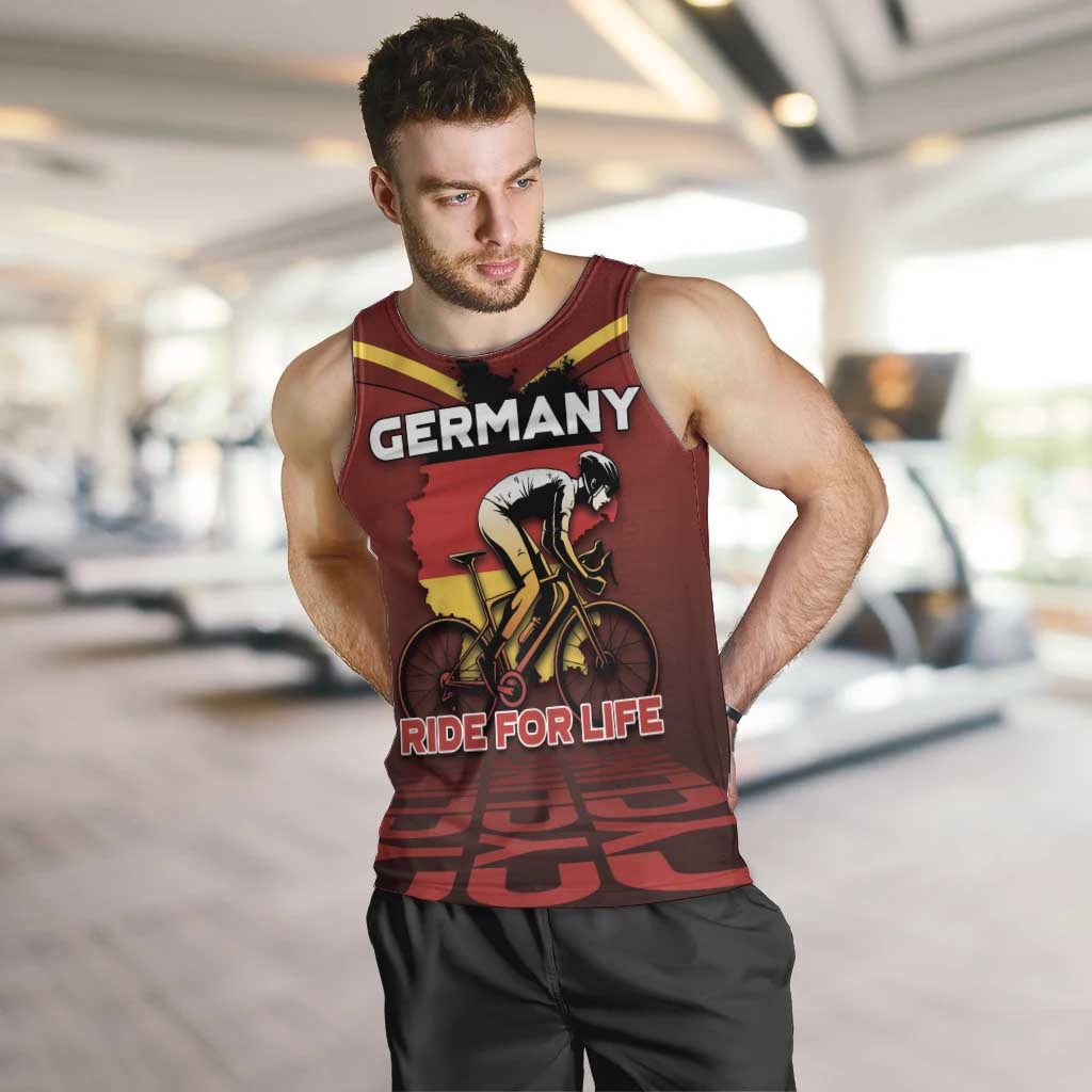 Personalized Germany Cycling Men Tank Top Ride For Life - Wonder Print Shop