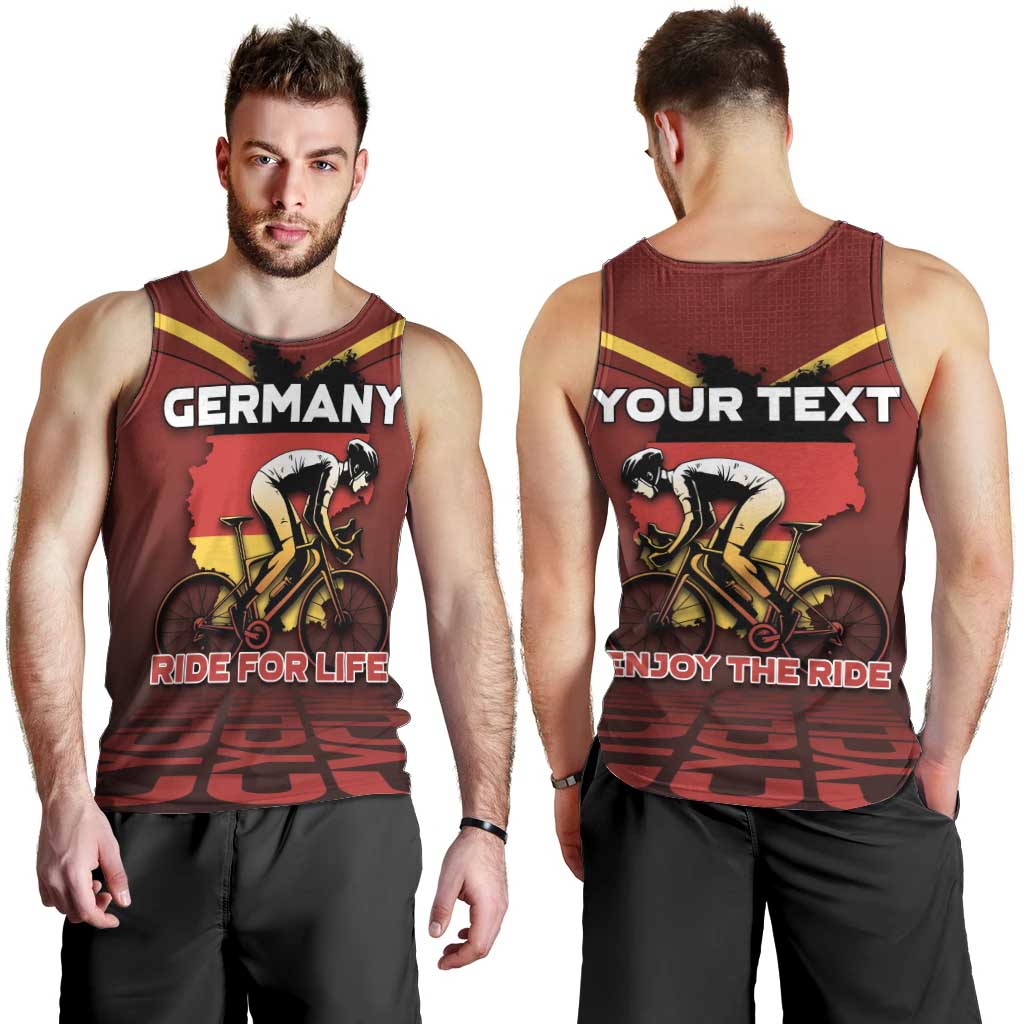 Personalized Germany Cycling Men Tank Top Ride For Life - Wonder Print Shop