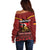 Personalized Germany Cycling Off Shoulder Sweater Ride For Life - Wonder Print Shop