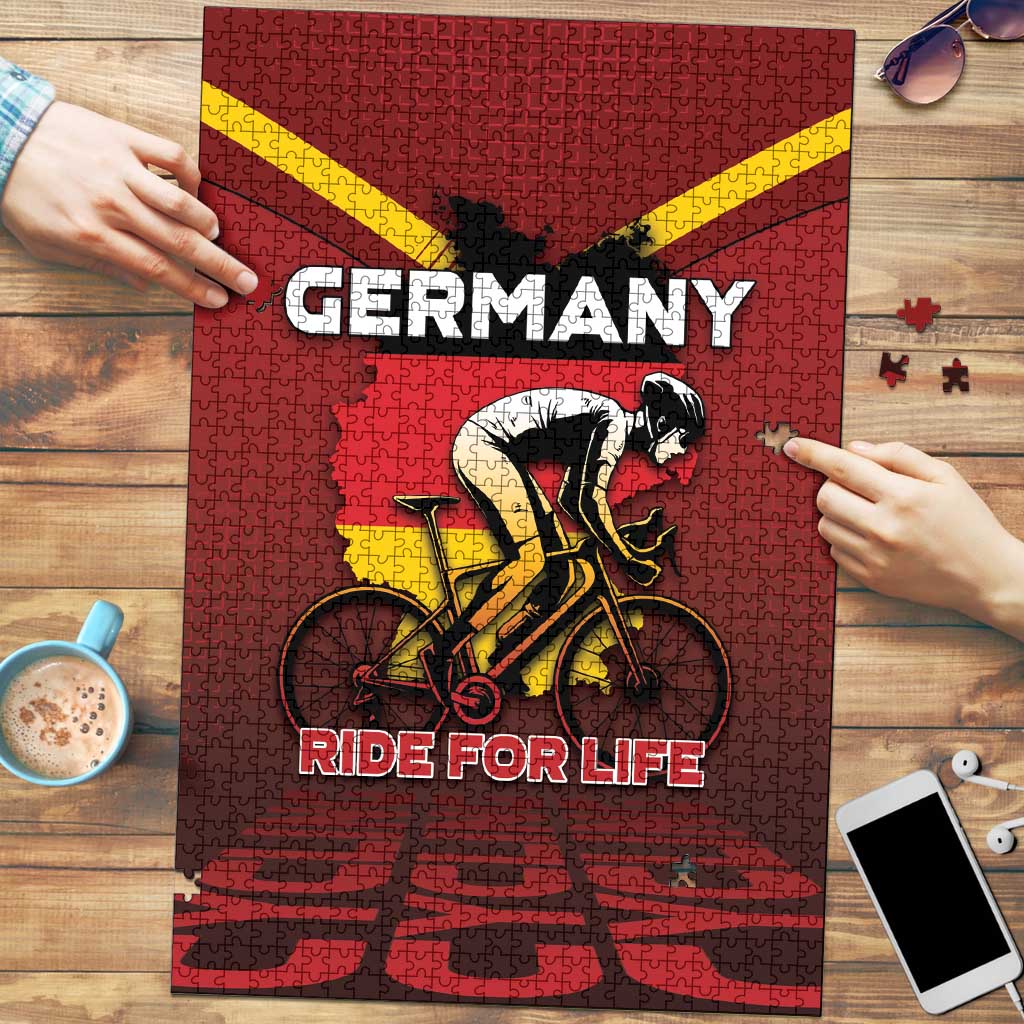 Germany Cycling Puzzle Ride For Life - Wonder Print Shop