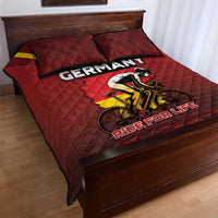 Germany Cycling Quilt Bed Set Ride For Life - Wonder Print Shop
