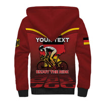 Personalized Germany Cycling Sherpa Hoodie Ride For Life - Wonder Print Shop