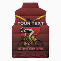 Personalized Germany Cycling Sleeveless Puffer Jacket Ride For Life - Wonder Print Shop