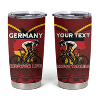 Personalized Germany Cycling Tumbler Cup Ride For Life - Wonder Print Shop