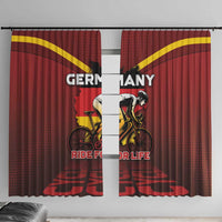 Germany Cycling Window Curtain Ride For Life - Wonder Print Shop