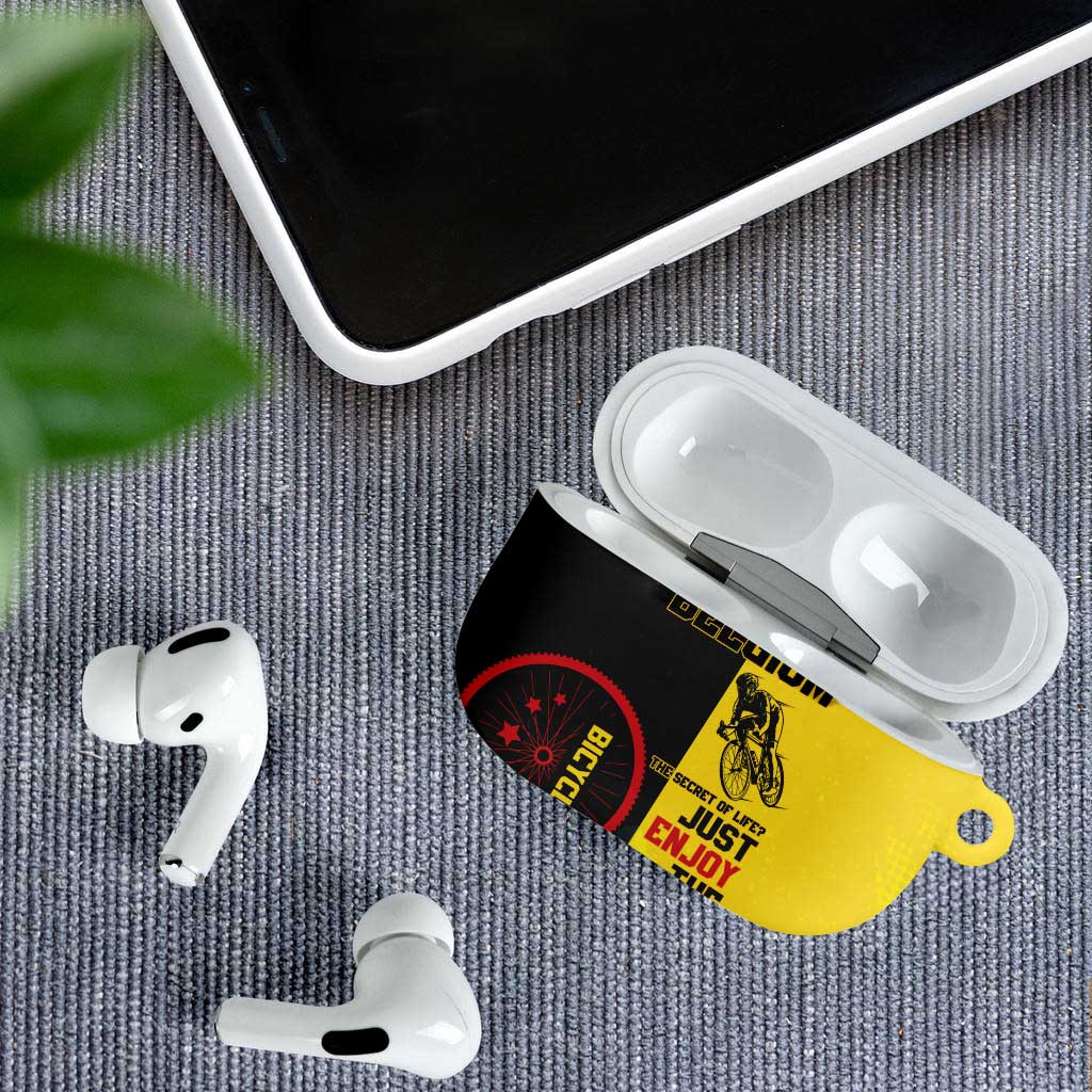 Belgium Cycling AirPods Case Just Enjoy The Ride - Wonder Print Shop