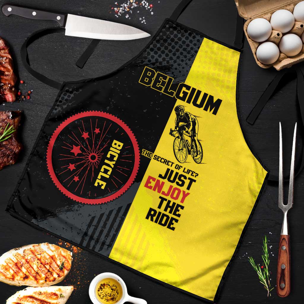 Belgium Cycling Apron Just Enjoy The Ride - Wonder Print Shop