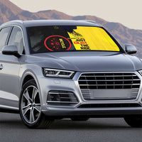 Belgium Cycling Auto Sun Shade Just Enjoy The Ride - Wonder Print Shop