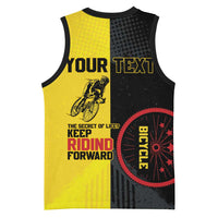 Personalized Belgium Cycling Basketball Jersey Just Enjoy The Ride - Wonder Print Shop