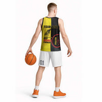 Personalized Belgium Cycling Basketball Jersey Just Enjoy The Ride - Wonder Print Shop