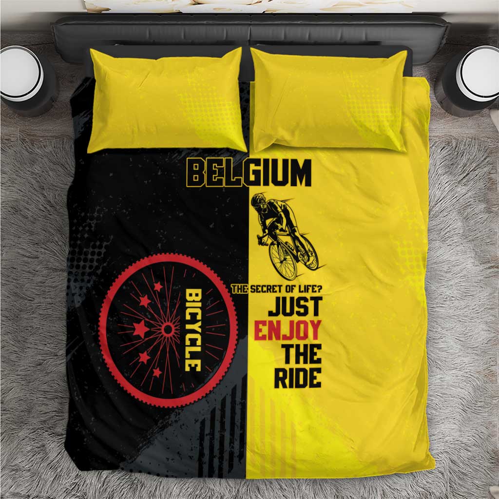 Belgium Cycling Bedding Set Just Enjoy The Ride - Wonder Print Shop