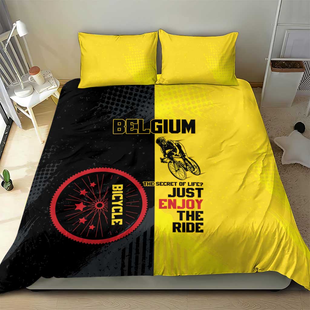 Belgium Cycling Bedding Set Just Enjoy The Ride - Wonder Print Shop