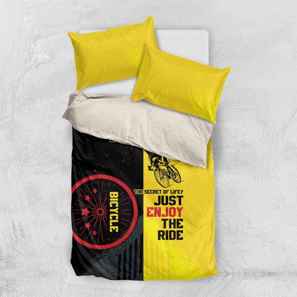 Belgium Cycling Bedding Set Just Enjoy The Ride - Wonder Print Shop