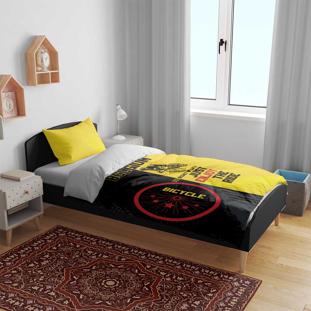 Belgium Cycling Bedding Set Just Enjoy The Ride - Wonder Print Shop