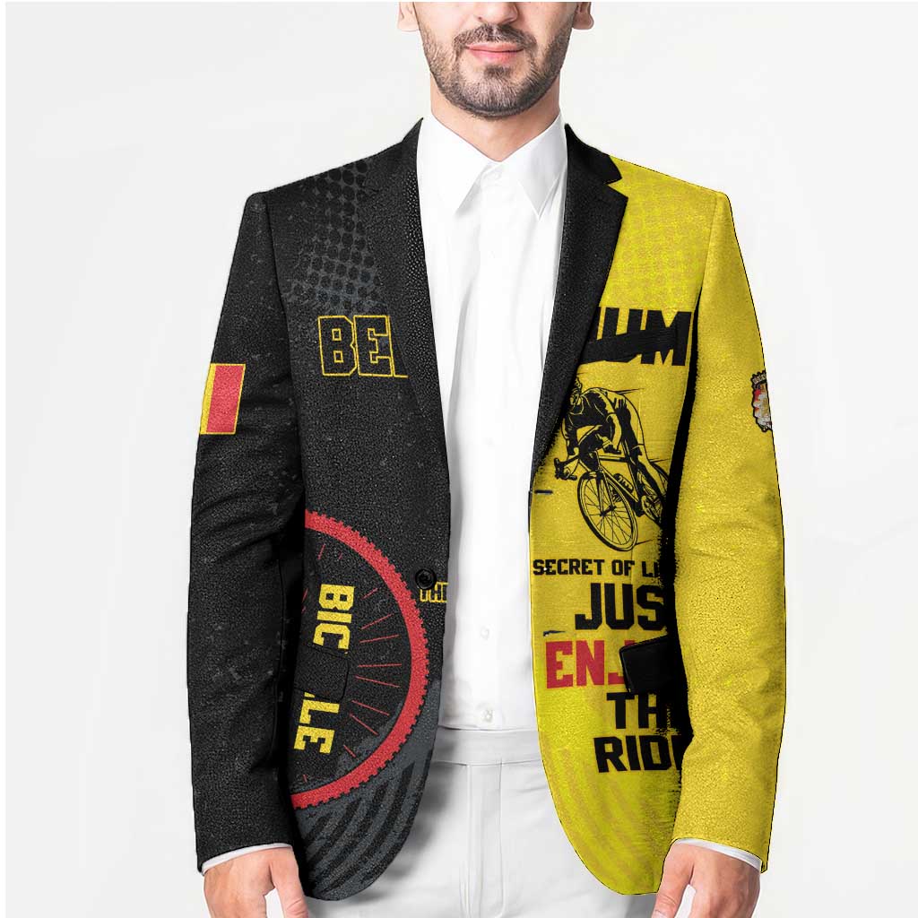 Personalized Belgium Cycling Blazer Just Enjoy The Ride - Wonder Print Shop