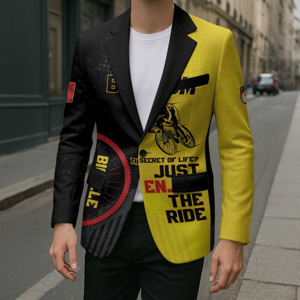 Personalized Belgium Cycling Blazer Just Enjoy The Ride - Wonder Print Shop