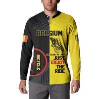 Personalized Belgium Cycling Button Sweatshirt Just Enjoy The Ride - Wonder Print Shop