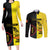 Personalized Belgium Cycling Couples Matching Long Sleeve Bodycon Dress and Long Sleeve Button Shirt Just Enjoy The Ride - Wonder Print Shop