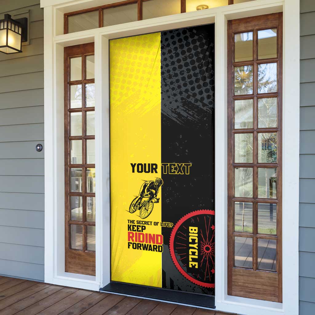 Personalized Belgium Cycling Door Cover Just Enjoy The Ride - Wonder Print Shop