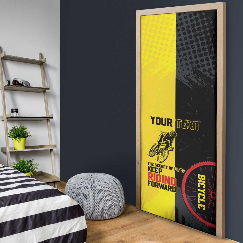 Personalized Belgium Cycling Door Cover Just Enjoy The Ride - Wonder Print Shop
