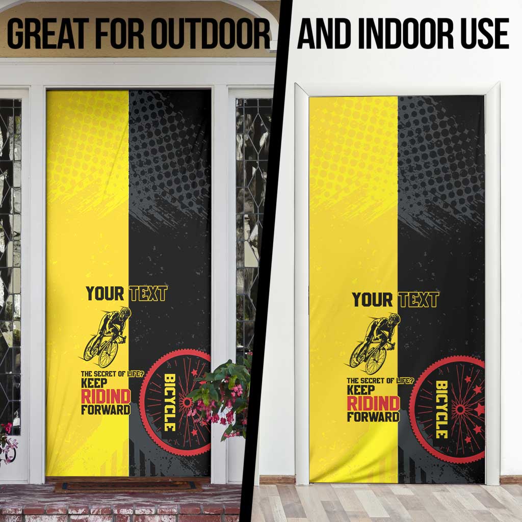 Personalized Belgium Cycling Door Cover Just Enjoy The Ride - Wonder Print Shop