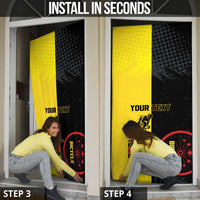 Personalized Belgium Cycling Door Cover Just Enjoy The Ride - Wonder Print Shop