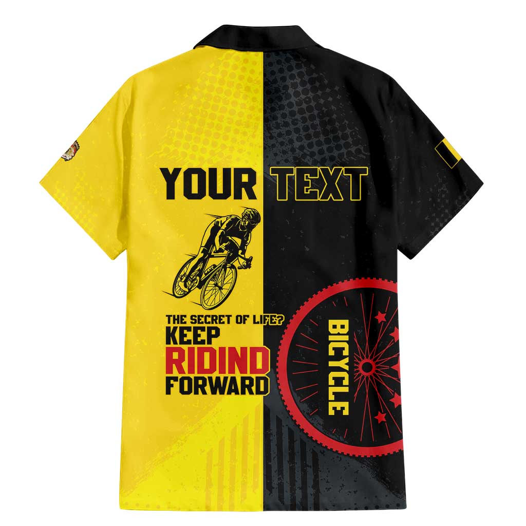 Personalized Belgium Cycling Family Matching Mermaid Dress and Hawaiian Shirt Just Enjoy The Ride - Wonder Print Shop