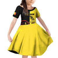 Personalized Belgium Cycling Family Matching Off Shoulder Short Dress and Hawaiian Shirt Just Enjoy The Ride - Wonder Print Shop