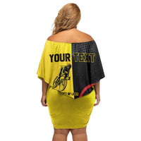 Personalized Belgium Cycling Family Matching Off Shoulder Short Dress and Hawaiian Shirt Just Enjoy The Ride - Wonder Print Shop
