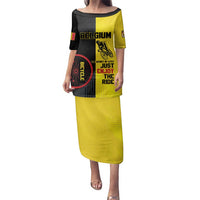 Personalized Belgium Cycling Family Matching Puletasi and Hawaiian Shirt Just Enjoy The Ride - Wonder Print Shop