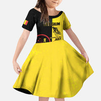 Personalized Belgium Cycling Family Matching Summer Maxi Dress and Hawaiian Shirt Just Enjoy The Ride - Wonder Print Shop