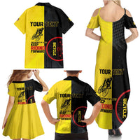 Personalized Belgium Cycling Family Matching Summer Maxi Dress and Hawaiian Shirt Just Enjoy The Ride - Wonder Print Shop