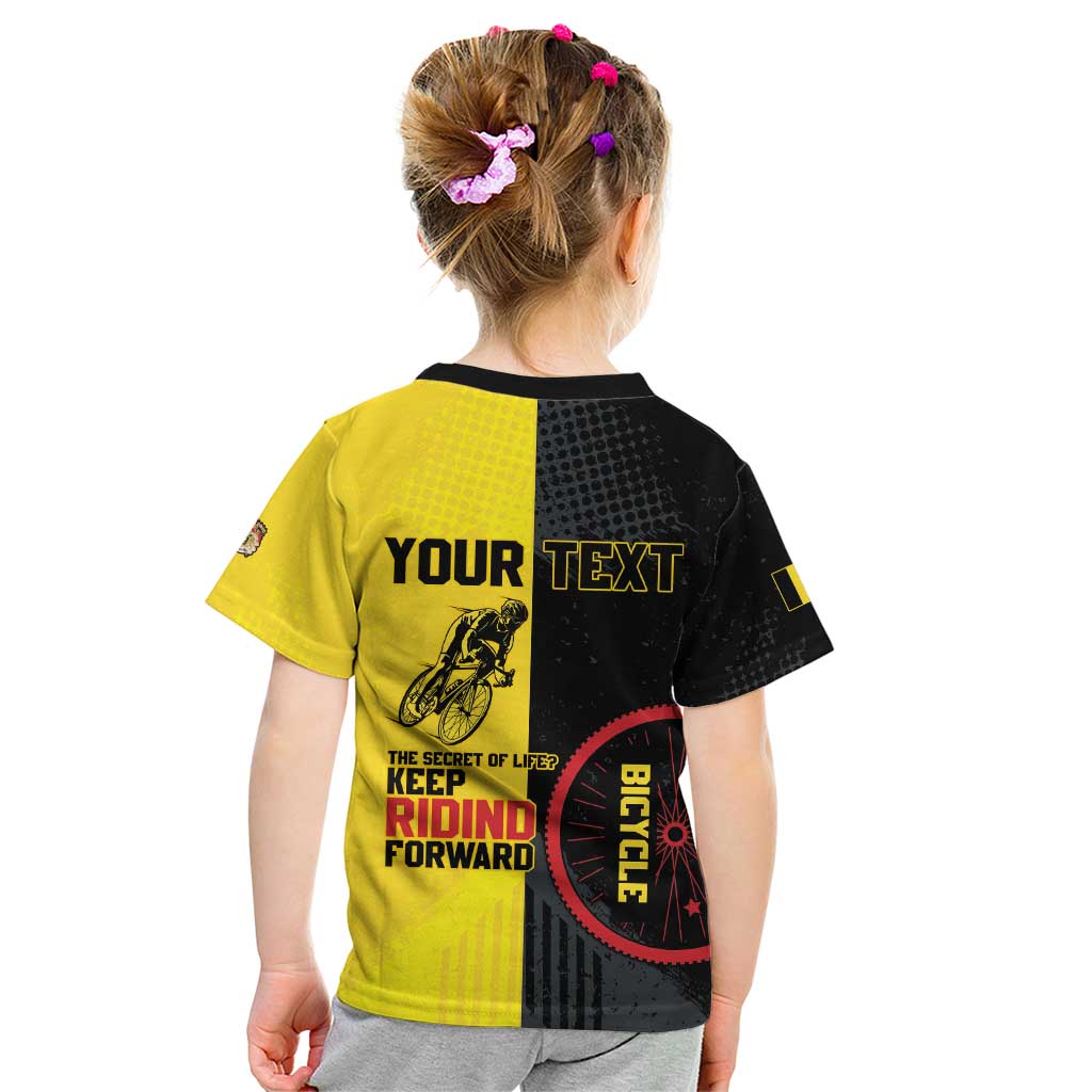 Personalized Belgium Cycling Kid T Shirt Just Enjoy The Ride - Wonder Print Shop