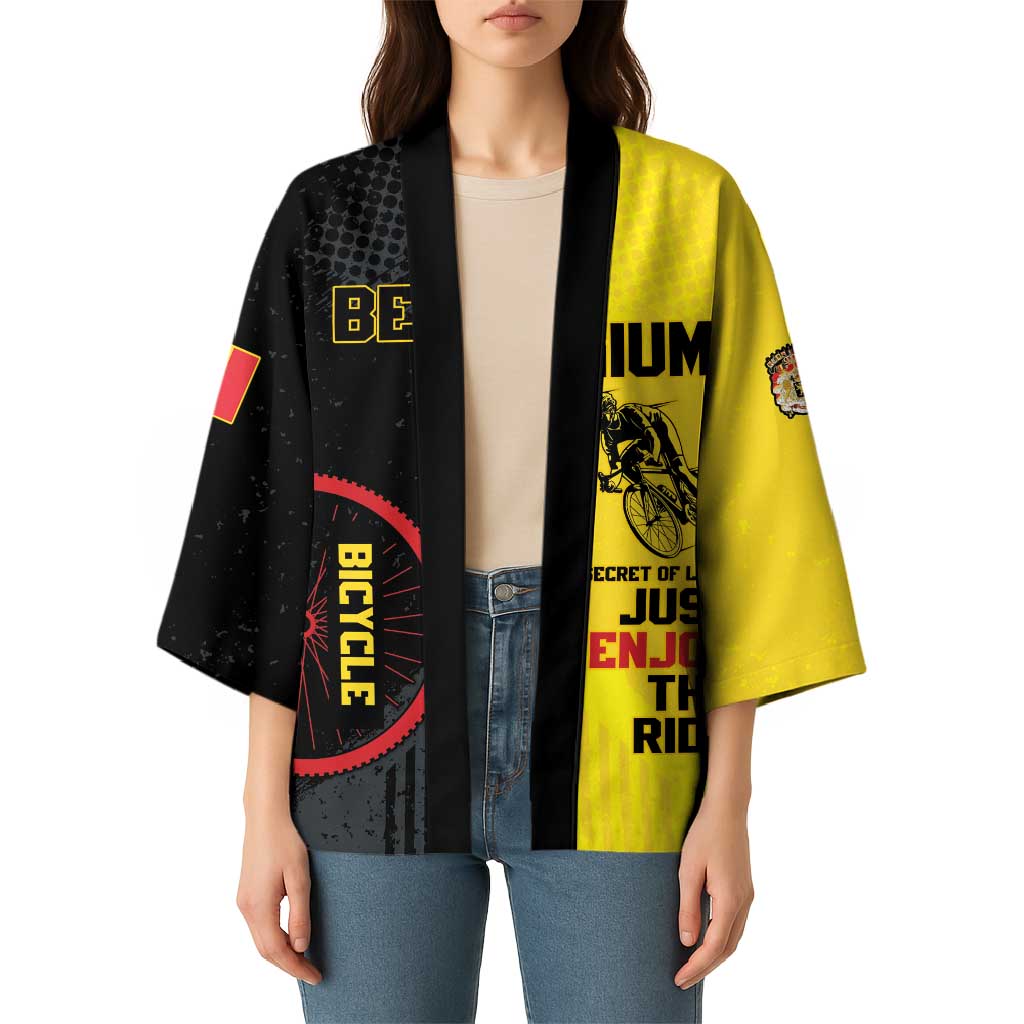 Personalized Belgium Cycling Kimono Just Enjoy The Ride - Wonder Print Shop