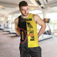 Personalized Belgium Cycling Men Tank Top Just Enjoy The Ride - Wonder Print Shop