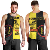 Personalized Belgium Cycling Men Tank Top Just Enjoy The Ride - Wonder Print Shop