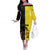 Personalized Belgium Cycling Off The Shoulder Long Sleeve Dress Just Enjoy The Ride - Wonder Print Shop